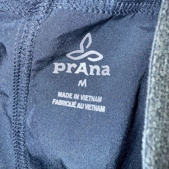 Prana Mens Size Medium Pull On Shorts Navy Blue Elastic Waistband Back Pocket - Picture 7 of 10